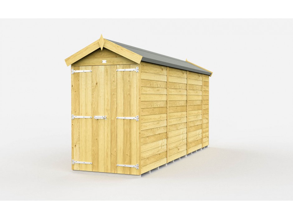 4ft x 13ft Apex Shed