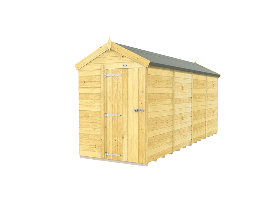 5ft x 16ft Apex Shed