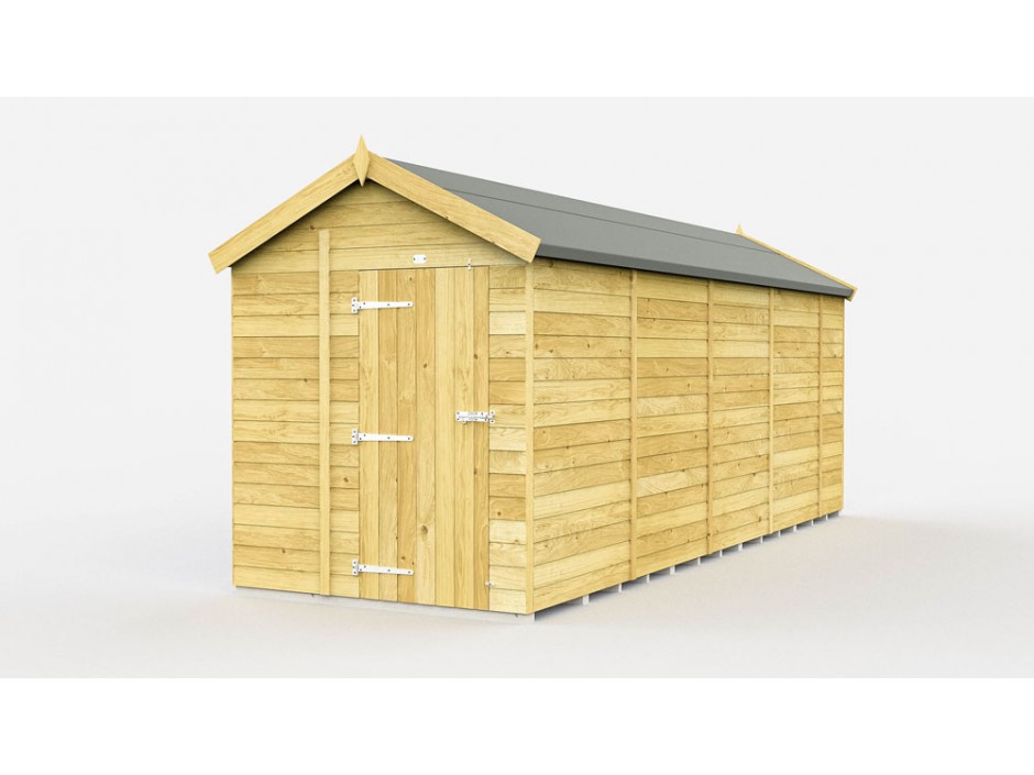 6ft x 17ft Apex Shed