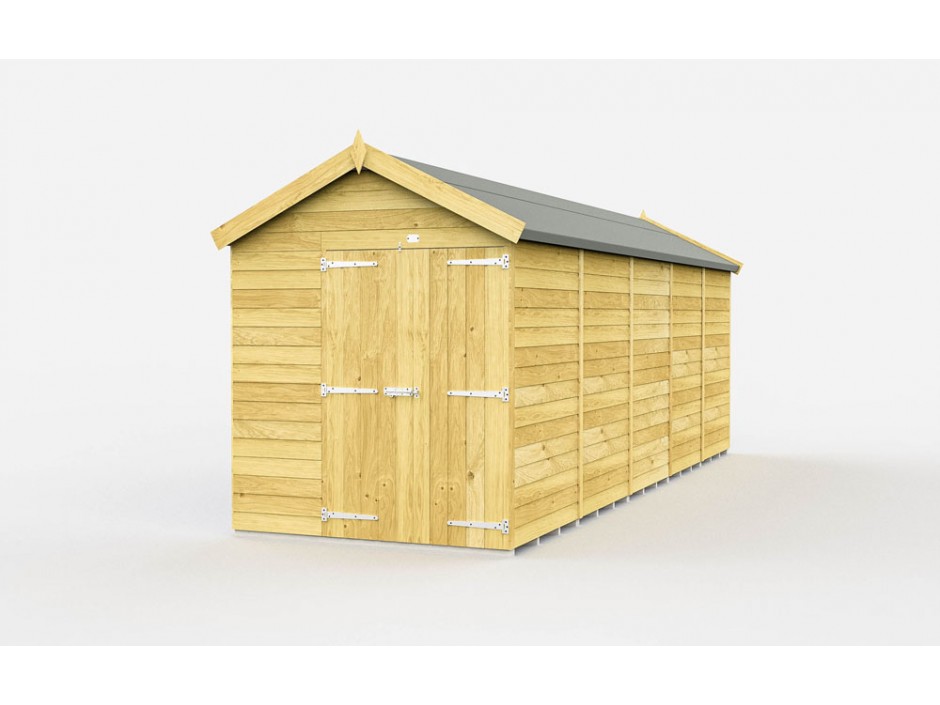 6ft x 19ft Apex Shed