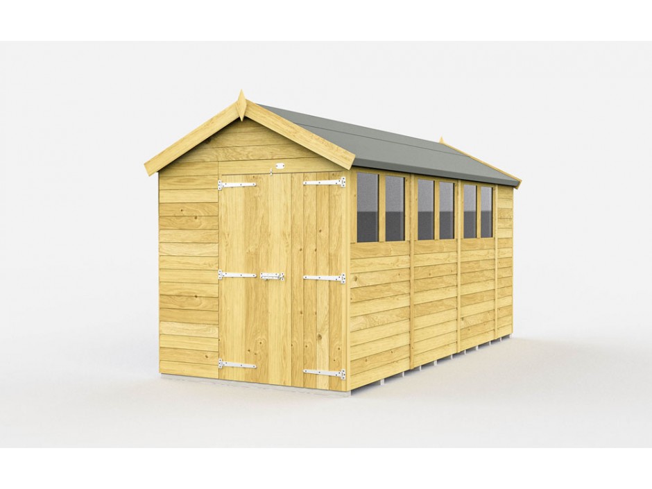 7ft x 14ft Apex Shed