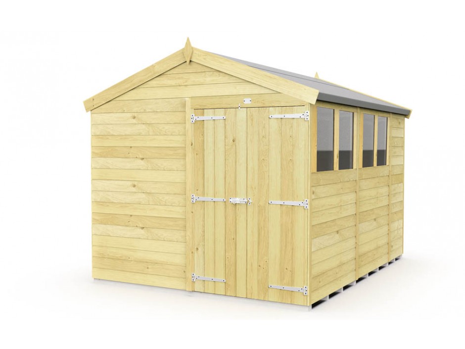 8ft x 10ft Apex Shed