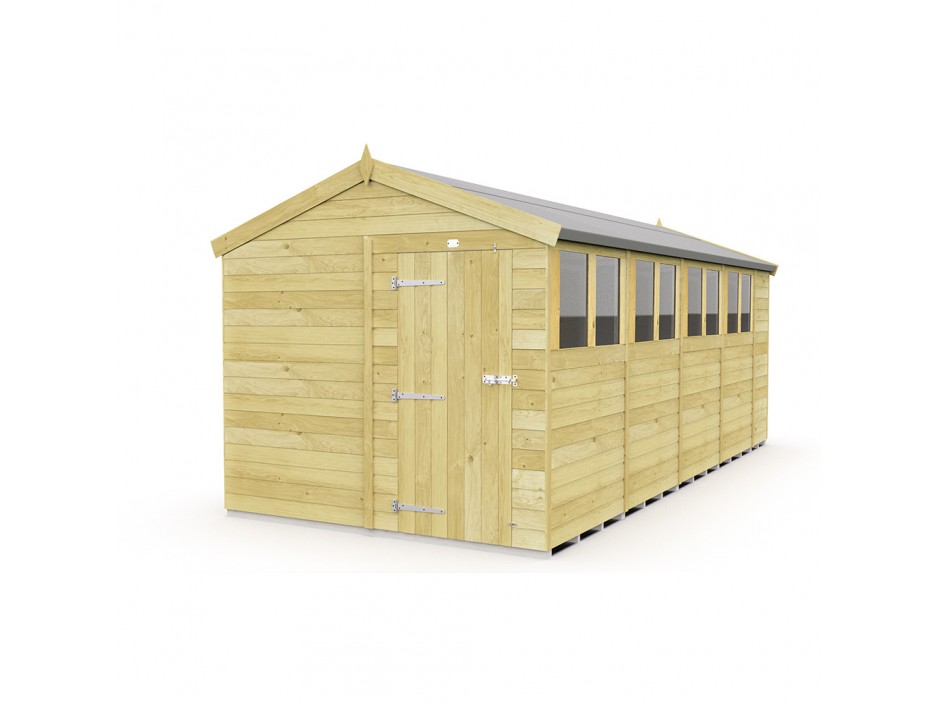 8ft x 18ft Apex Shed