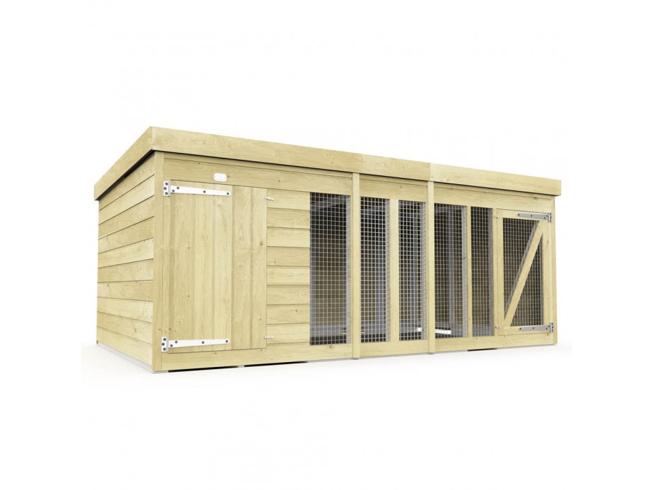 10ft x 6ft Dog Kennel and Run