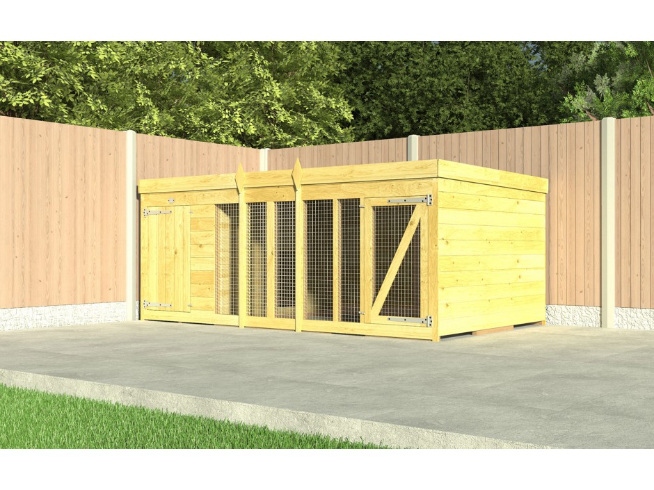 10ft x 4ft Dog Kennel and Run