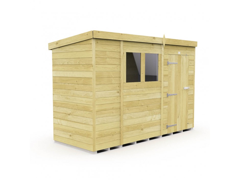 10ft x 4ft Pent Shed