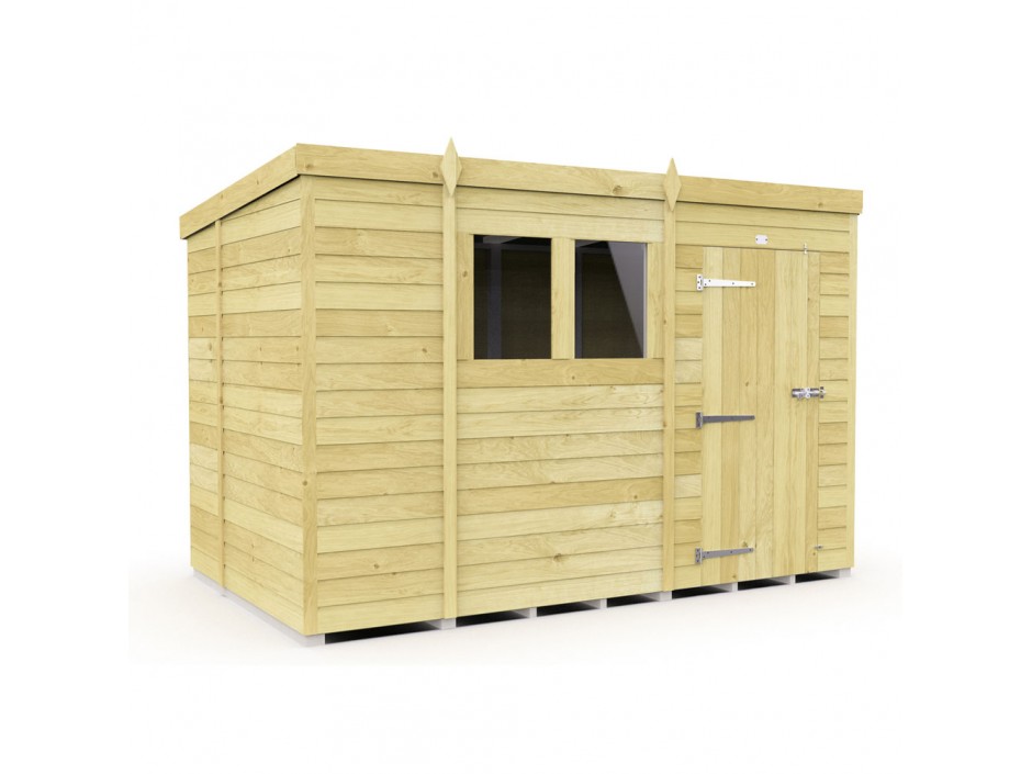 11ft x 6ft Pent Shed