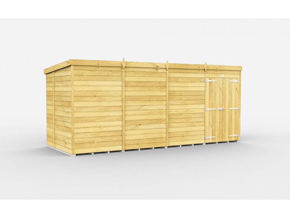 13ft x 6ft Pent Shed