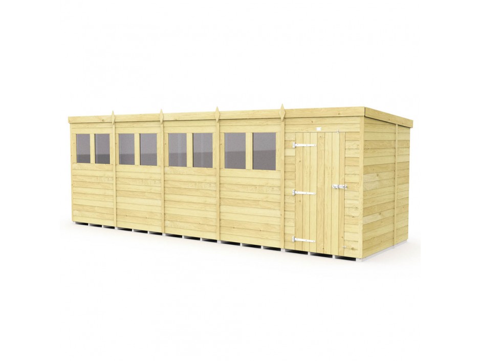 20ft x 7ft Pent Shed