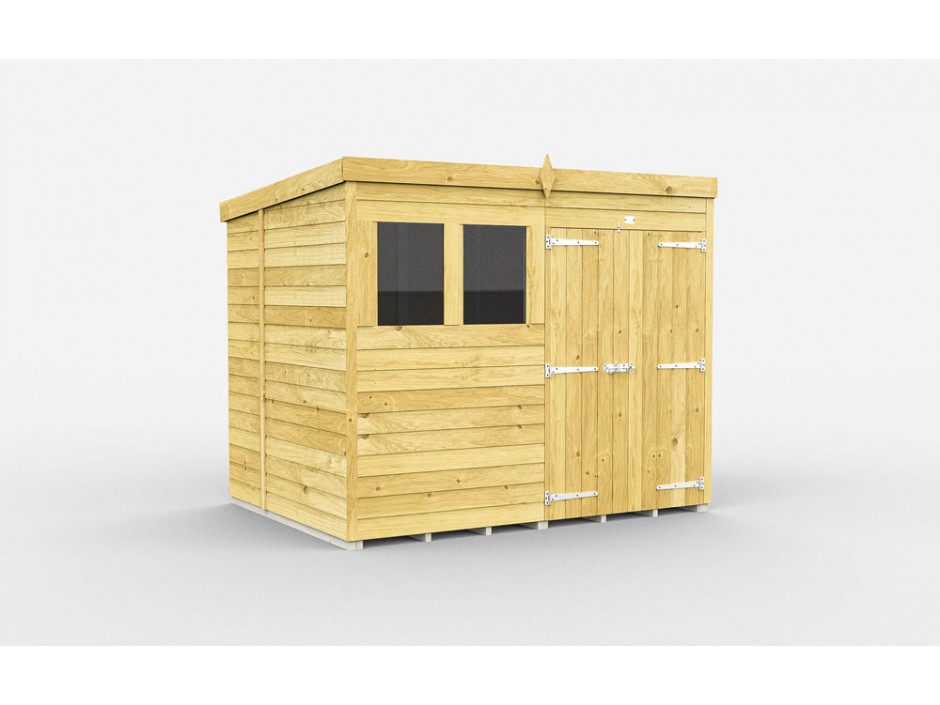 8ft x 7ft Pent Shed