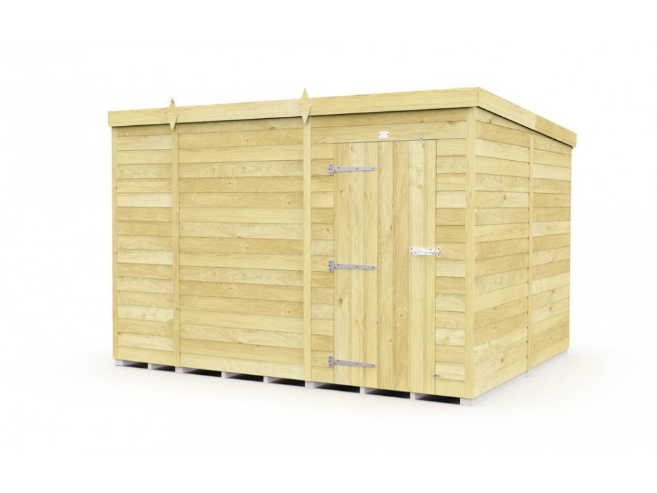 10ft x 8ft Pent Shed