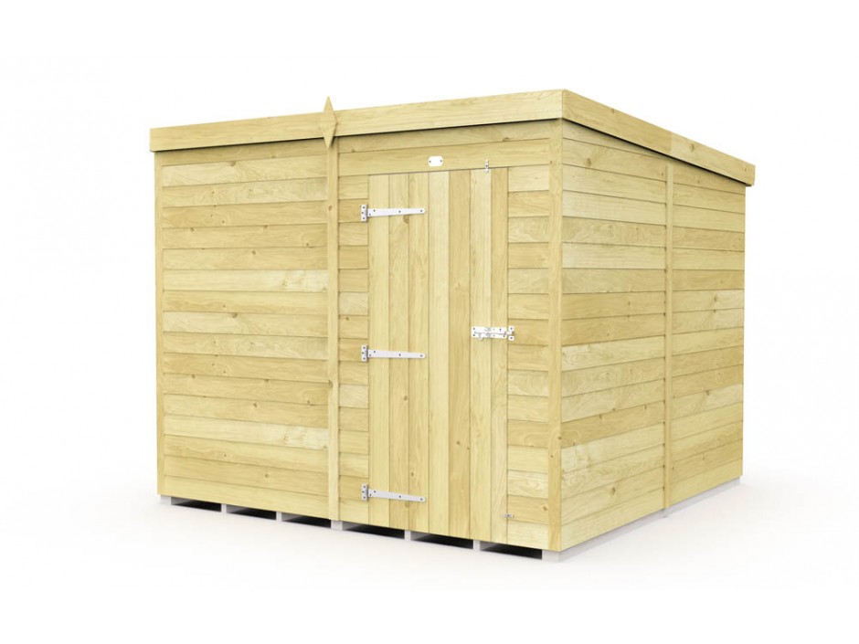 8ft x 8ft Pent Shed