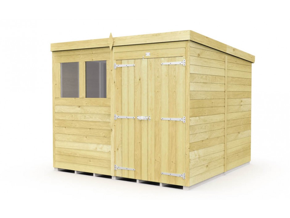 8ft x 8ft Pent Shed