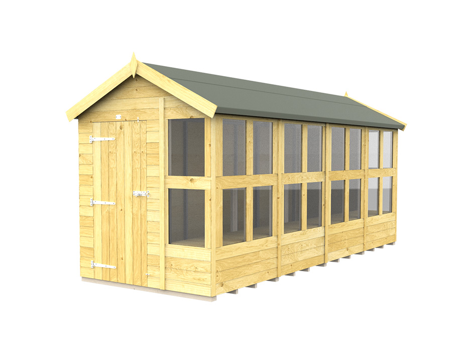 16ft x 6ft Apex Potting Shed