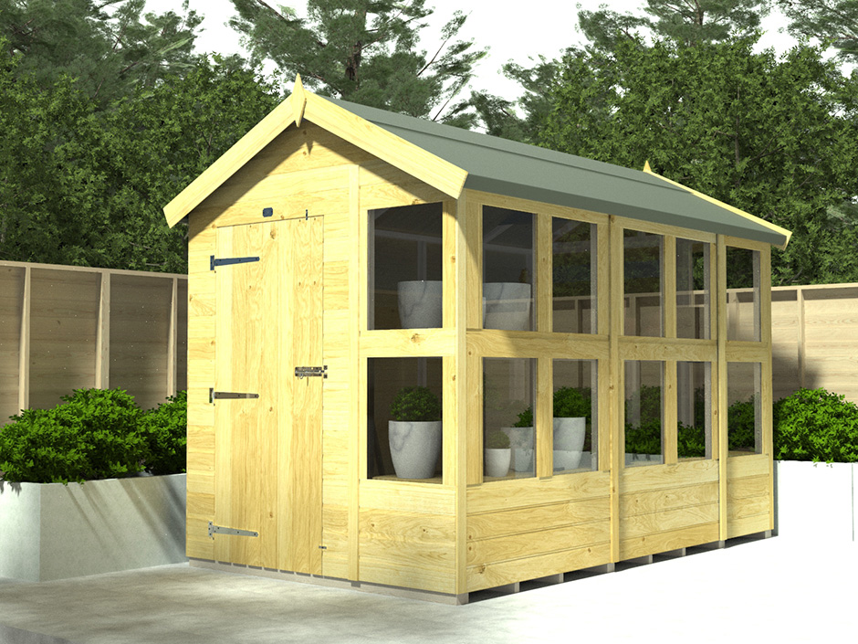 14ft x 6ft Apex Potting Shed