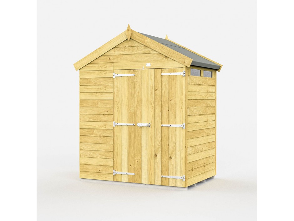 7ft x 4ft Apex Security Shed