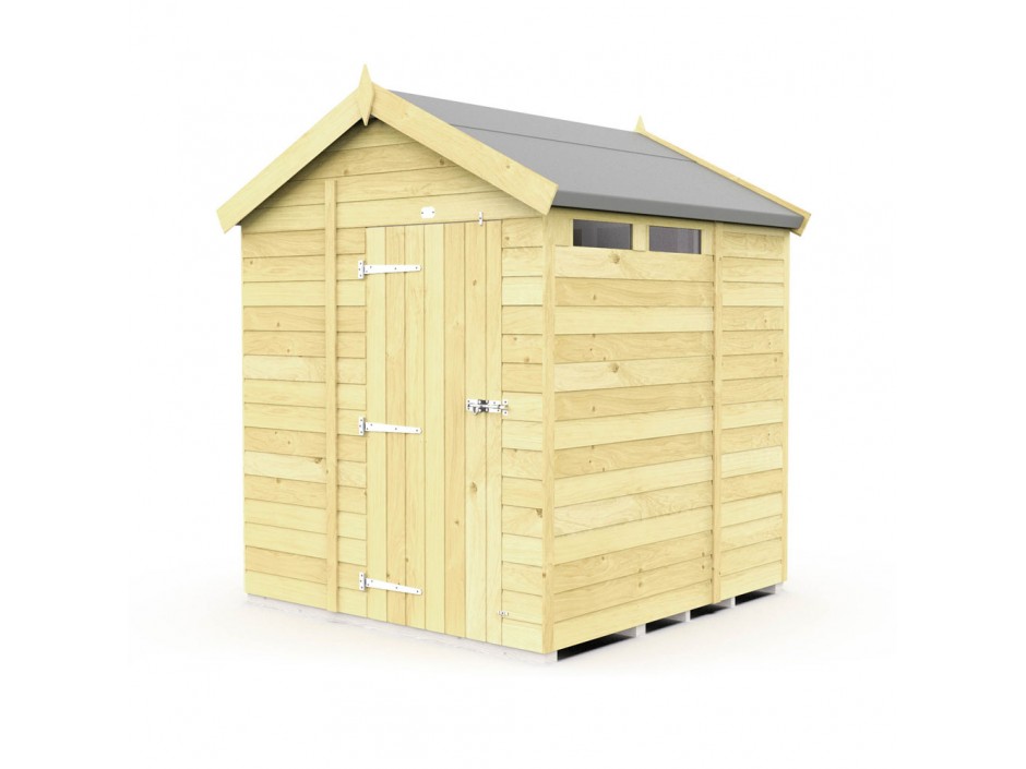 7ft x 7ft Apex Security Shed