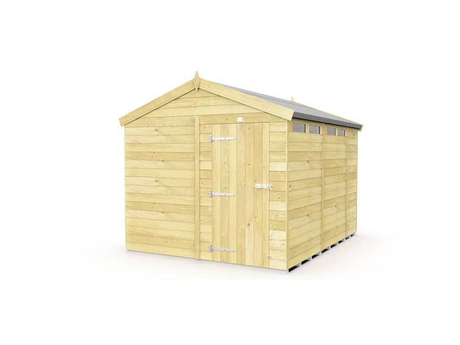 8ft x 11ft Apex Security Shed