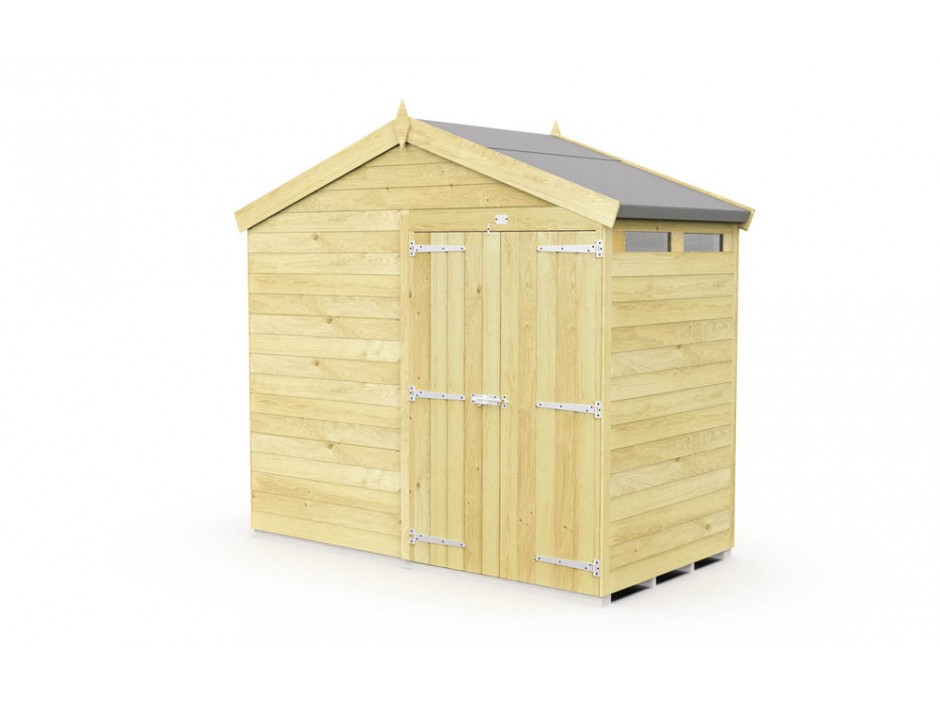 8ft x 4ft Apex Security Shed