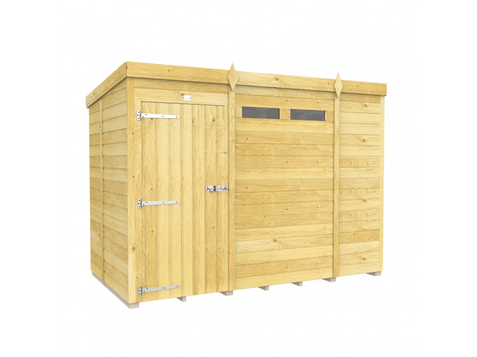 9ft x 5ft Pent Security Shed