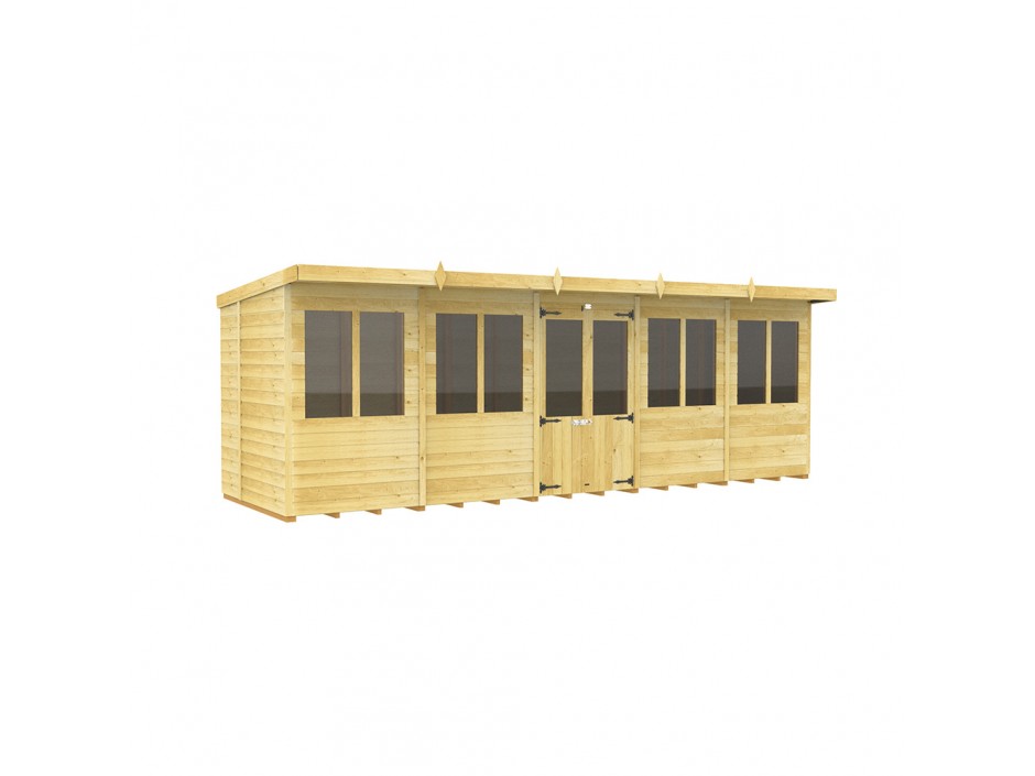 20ft x 7ft Pent Summer House