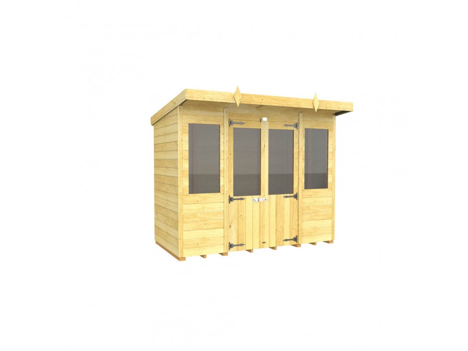 8ft x 4ft Pent Summer House