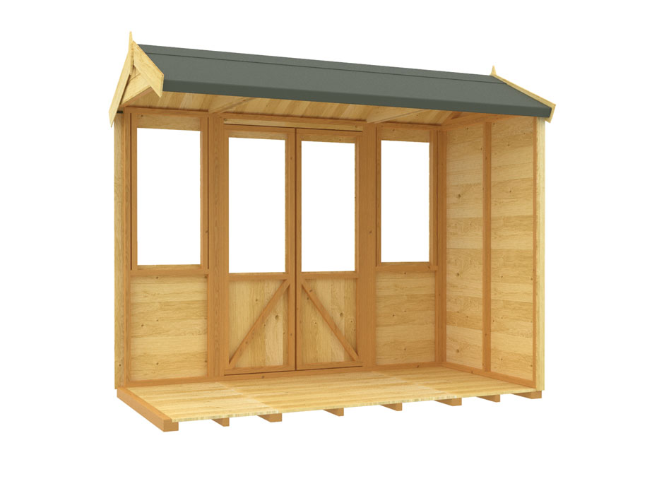 4ft x 8ft Apex Summer House