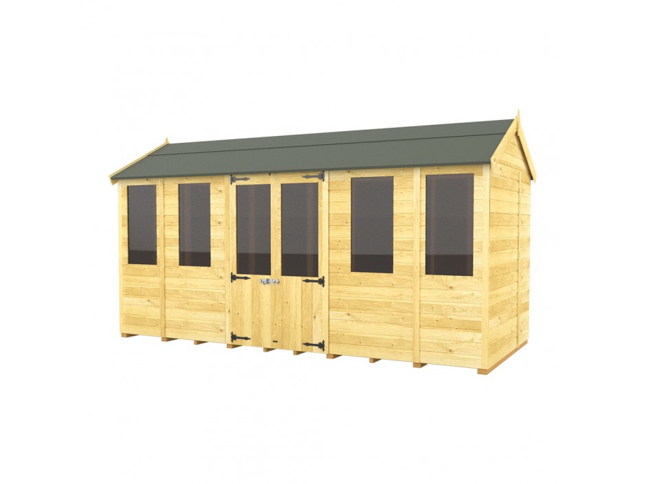 8ft x 14ft Apex Summer House