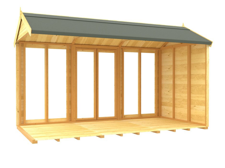 6ft x 12ft Apex Summer House (Full Height Window)