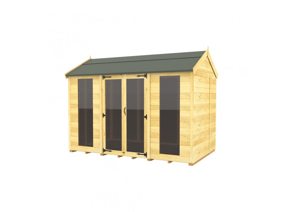 7ft x 10ft Apex Summer House (Full Height Window)