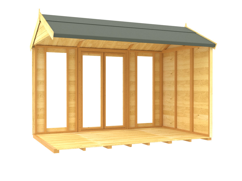 7ft x 10ft Apex Summer House (Full Height Window)