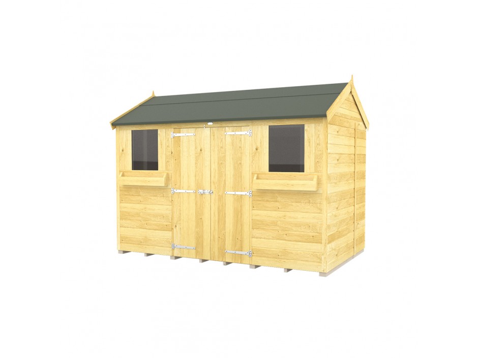 5ft x 10ft Apex Summer Shed