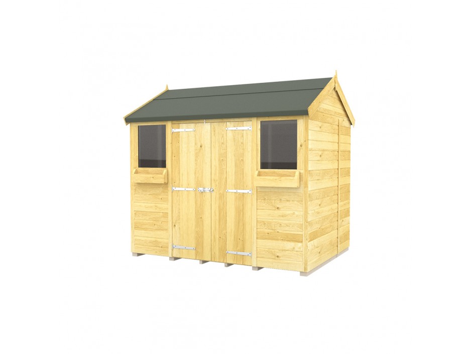 7ft x 8ft Apex Summer Shed